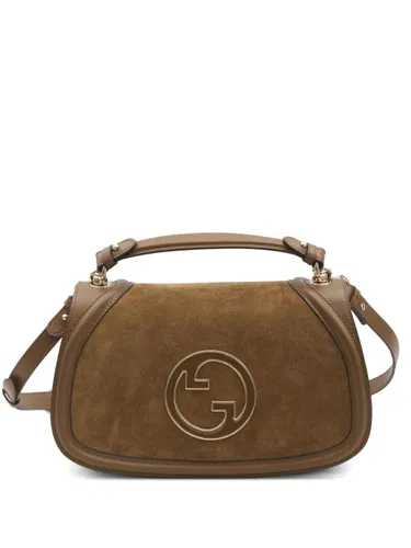Blondie Medium Leather Shoulder Bag - Gucci - Modalova