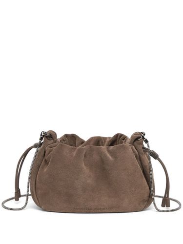 Leather Shoulder Bag - Brunello Cucinelli - Modalova