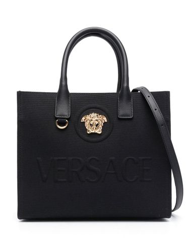 Versace La Medusa Small Tote Bag - Versace - Modalova