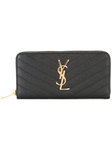 Cassandre Leather Continental Wallet - Saint Laurent - Modalova