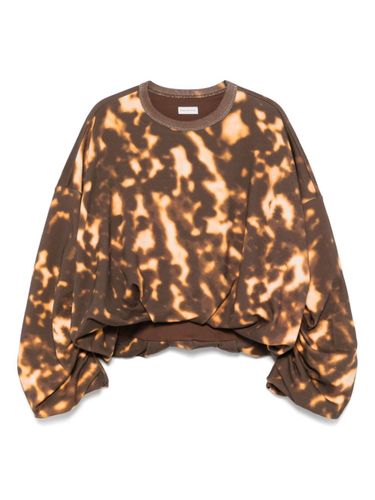 Hannet Printed Cotton Sweatshirt - Dries Van Noten - Modalova