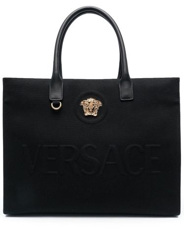 Versace La Medusa Large Tote Bag - Versace - Modalova