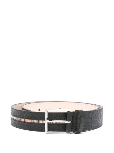 Multistripe Insert Leather Belt - Paul Smith - Modalova
