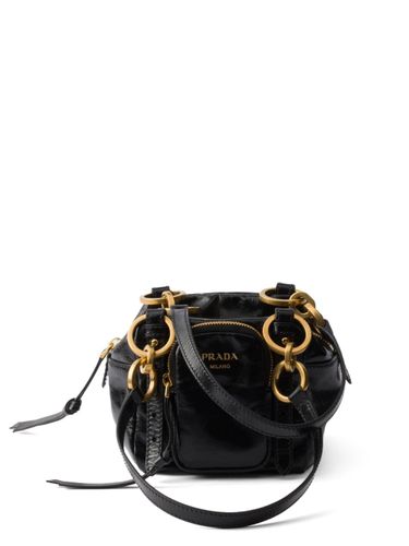 Dangle Mini Leather Shoulder Bag - Prada - Modalova