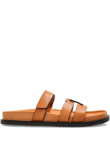 Sport Slide Leather Sandals - Tory Burch - Modalova