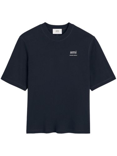 Ami Paris Embroidered T-Shirt - Ami Paris - Modalova