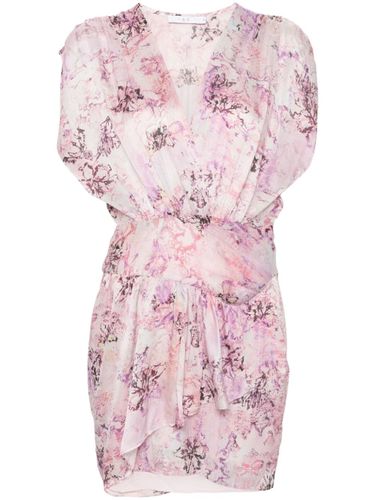 Iro Floral Print Silk Short Dress - Iro - Modalova
