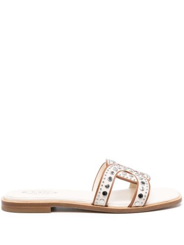 Tod's Leather Flat Sandals - Tod's - Modalova