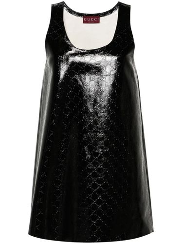 Gucci Gg Leather Mini Dress - Gucci - Modalova
