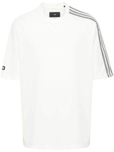 Y-3 Logo Cotton Blend T-Shirt - Y-3 - Modalova