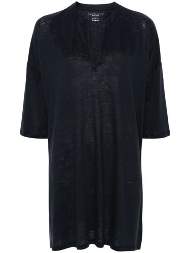Majestic Linen Blend Tunic Dress - Majestic - Modalova