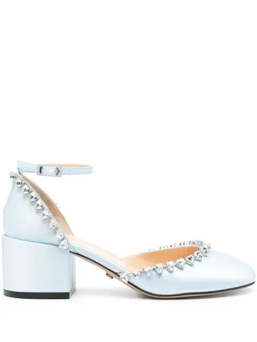 MACH & MACH Audrey Satin Pumps - MACH & MACH - Modalova