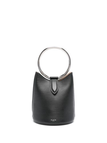Alaïa Ring Mini Leather Bucket Bag - Alaïa - Modalova
