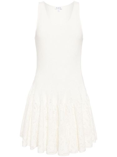 Alaïa Cotton Lace Skater Dress - Alaïa - Modalova