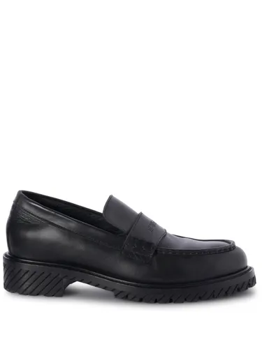 Off White Loafer With Logo - Off White - Modalova