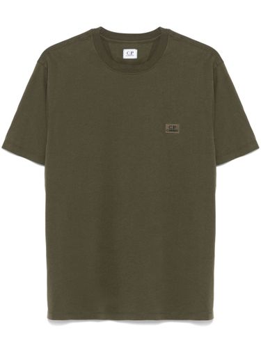 Cotton T-Shirt With Logo - C.P. COMPANY - Modalova