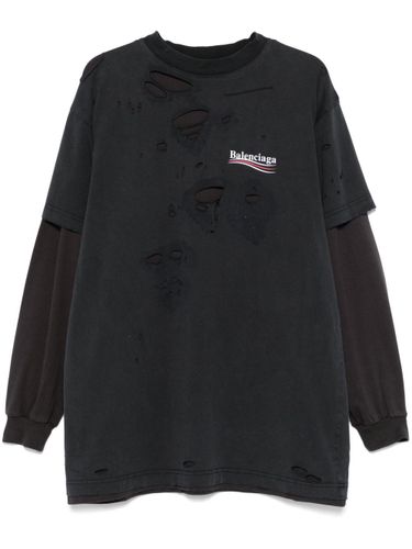 Political Campaign Cotton T-Shirt - Balenciaga - Modalova