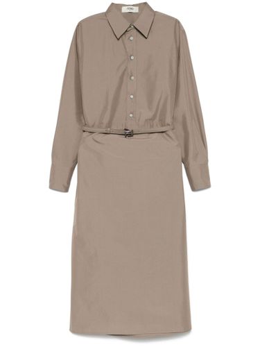 Cotton And Silk Blend Shirtdress - Fendi - Modalova