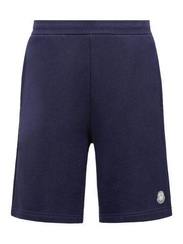 Bermuda Shorts In Fleece - MONCLER X MERCEDES BY NIGO - Modalova
