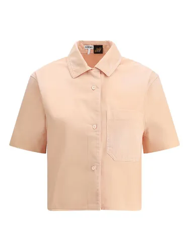 Cropped Cotton Shirt - LOEWE PAULA'S IBIZA - Modalova