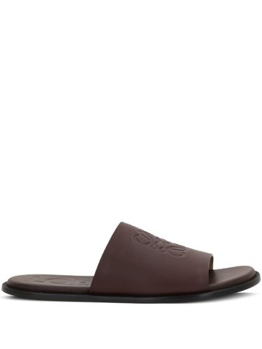 Flex Anagram Leather Slides - LOEWE PAULA'S IBIZA - Modalova