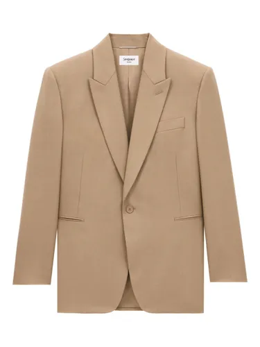 Wool Single-Breasted Jacket - Saint Laurent - Modalova