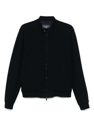 Wool Blend Blouson Jacket - Emporio Armani - Modalova