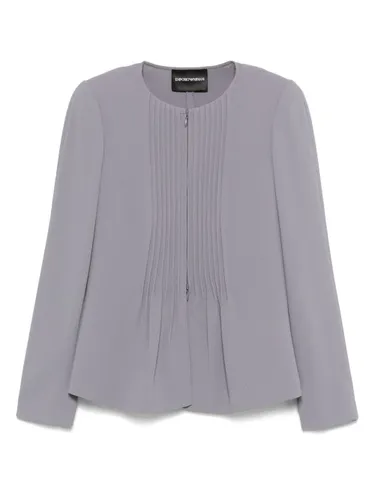 Crewneck Blazer Jacket - Emporio Armani - Modalova