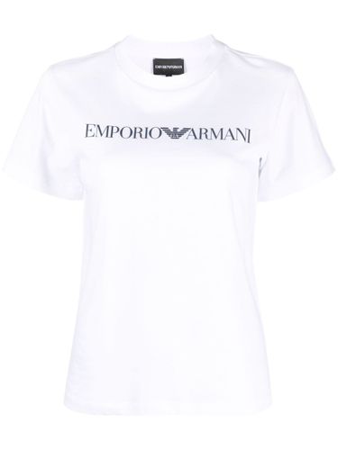 Emporio Armani Logo Cotton T-Shirt - Emporio Armani - Modalova