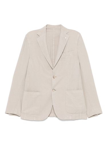 Single Breasted Blazer - Luigi Bianchi - Modalova
