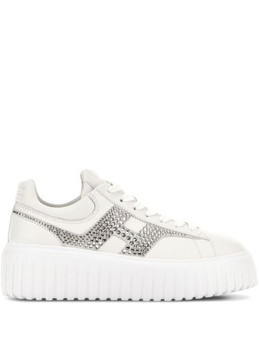 Hogan H-Stripes Leather Sneakers - Hogan - Modalova