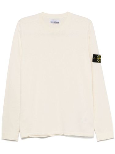 Sweatshirt With Compass Application - Stone Island - Modalova