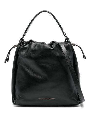 Soft Leather Bucket Bag - Brunello Cucinelli - Modalova