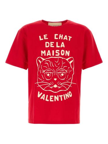 Le Chat De La Maison Cotton T-Shirt - Valentino - Modalova