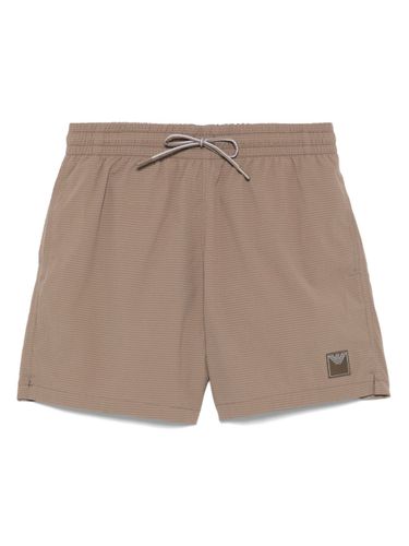 Emporio Armani Logo Swim Shorts - Emporio Armani - Modalova