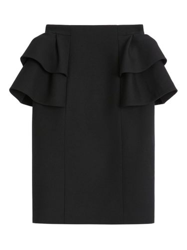 Valentino Wool And Silk Midi Skirt - Valentino - Modalova