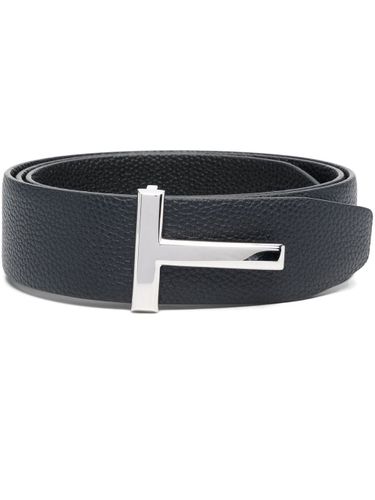T Icon Leather Reversible Belt - Tom Ford - Modalova