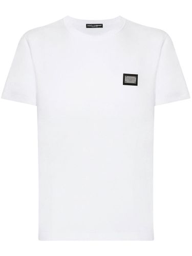 Dolce & Gabbana Logo Cotton T-Shirt - Dolce & Gabbana - Modalova
