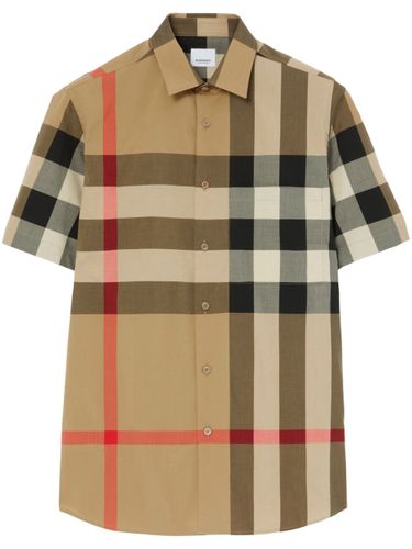 Burberry Check Cotton Shirt - Burberry - Modalova