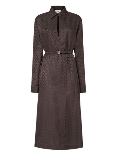Fendi Ff Jacquard Silk Maxi Dress - Fendi - Modalova