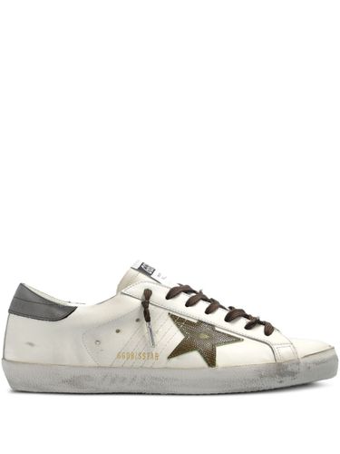Super-Star Leather Sneakers - Golden Goose - Modalova
