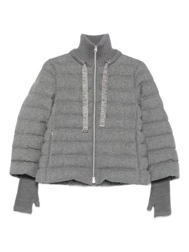 Cashmere And Wool Padded Jacket - Herno - Modalova