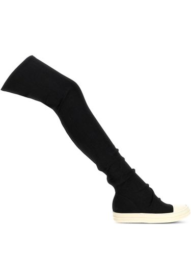 Cotton Over The Knee Boots - RICK OWENS DRKSHDW - Modalova