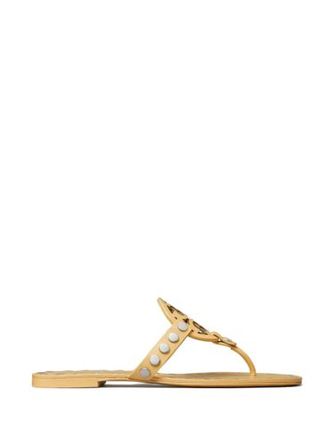 Studded Miller Leather Flat Sandals - Tory Burch - Modalova