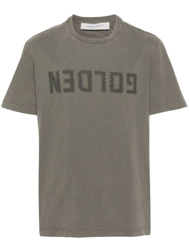 Golden Goose Logo Cotton T-Shirt - Golden Goose - Modalova