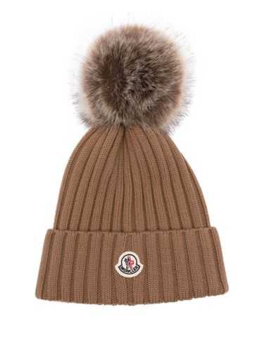 Moncler Pon Pon Wool Beanie - Moncler - Modalova