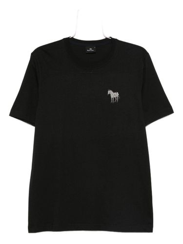 Zebra Logo Cotton T-Shirt - PS PAUL SMITH - Modalova