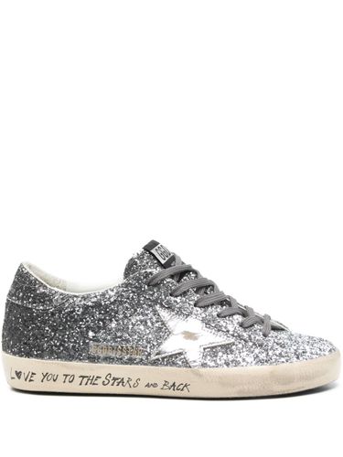 Super-Star Leather Sneakers - Golden Goose - Modalova
