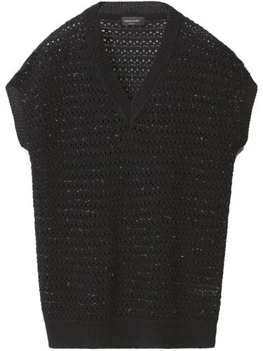 Fabiana Filippi Cotton V-Necked Top - Fabiana Filippi - Modalova