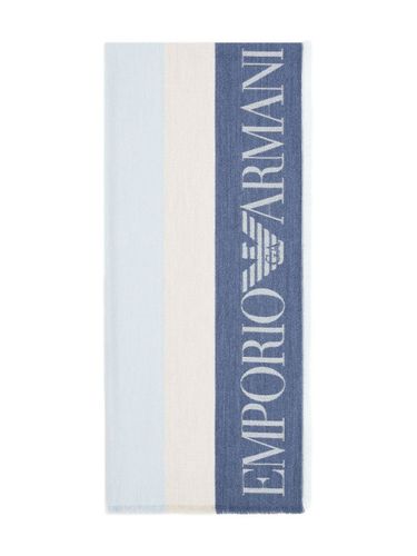 Emporio Armani Striped Stole - Emporio Armani - Modalova